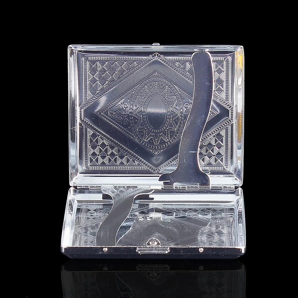 Металлический сплав сигарета чехол можно положить 20 сигарет алюминиевый