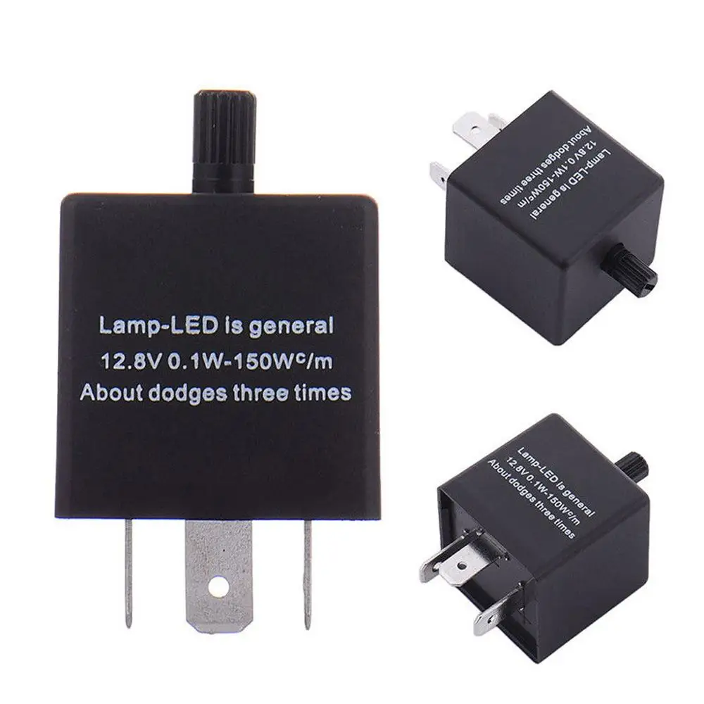 CF14 3 Pin Регулировка 12V светодиодный Flasher реле автомобильный указатель поворота