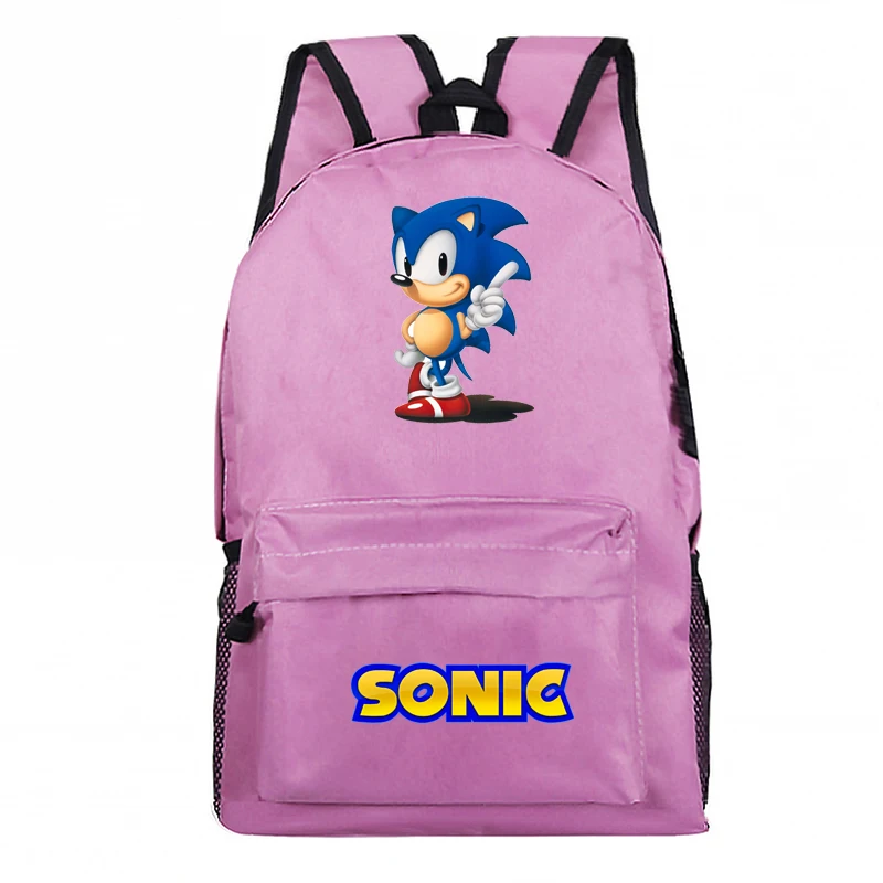 17 Sonic рюкзак, школьные сумки, модный шаблон, для студентов, для мальчиков и девочек, рюкзак для мужчин и женщин, рюкзак для ноутбука - Цвет: 17