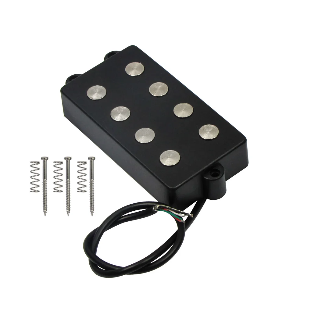 FLEOR открытый тип 4 струны бас звукосниматель двойная катушка Стандартный для