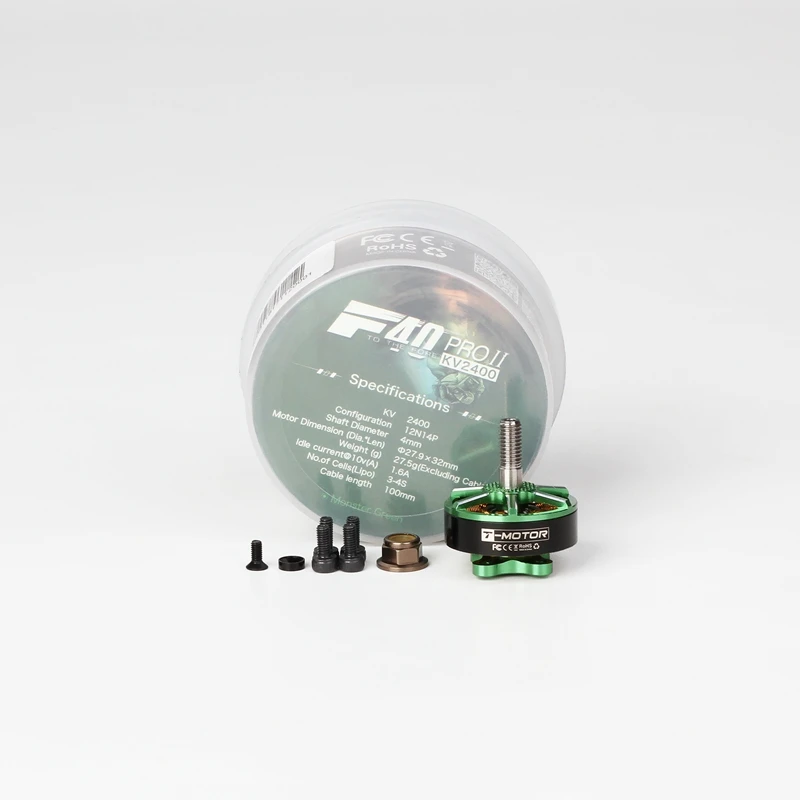 Т-Мотор F40 PRO II 1600KV/2400KV/2600KV FPV Бесщеточный Электрический Мотор Водонепроницаемый
