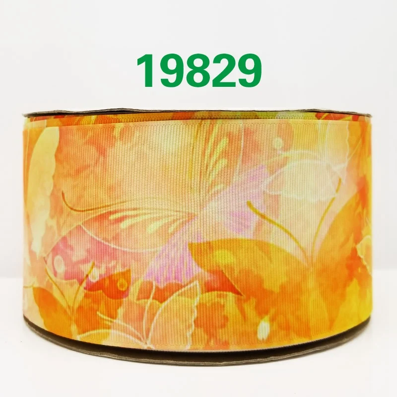 19829 50 двор мультфильм печатных Grosgrain ленты 16725 - Цвет: 19829