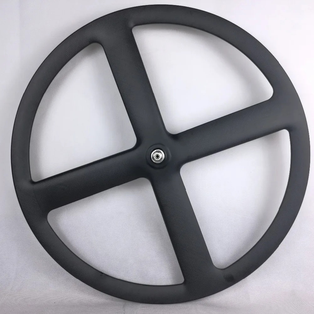 Custom logo carbon 4 спицевые колеса 700c велосипед Карбоновые фиксированные клинчер tubualr