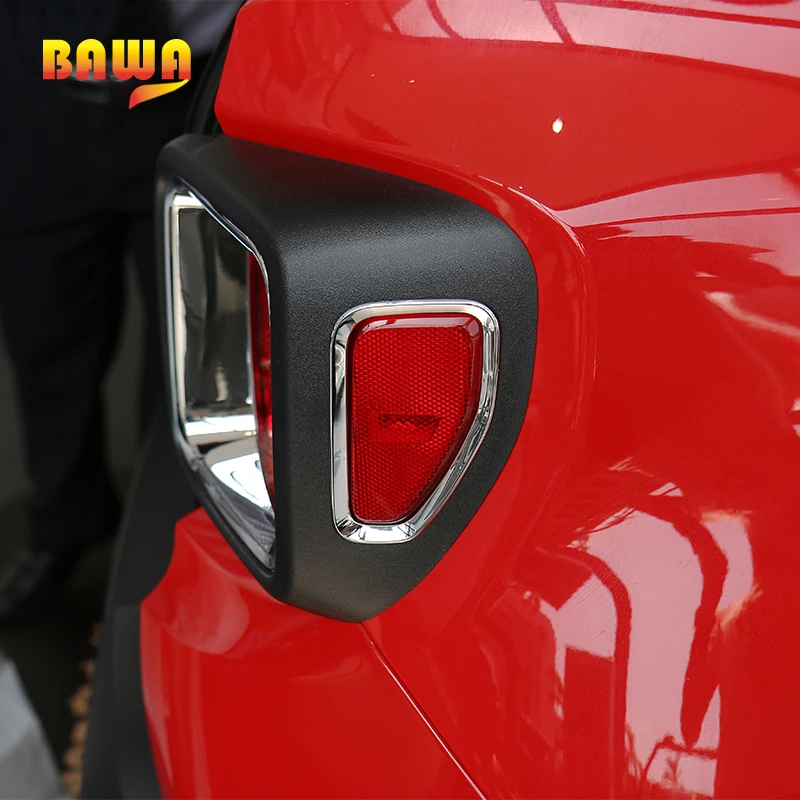 BAWA хвост светильник крышка для Jeep Renegade 2016 2017 Черный ABS украшения наклейки