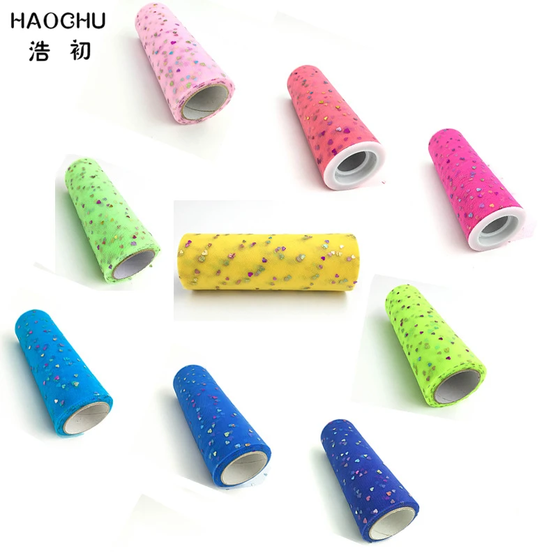 HAOCHU 27 цветов 15 см широкая Радужная фатиновая юбка пачка с цветными сердечками из