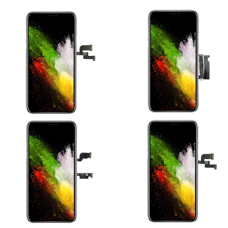 10 шт./лот AAA+++ для iPhone X XS Max OLED экран Замена в сборе для iPhone XR ЖК-дисплей без битых пикселей