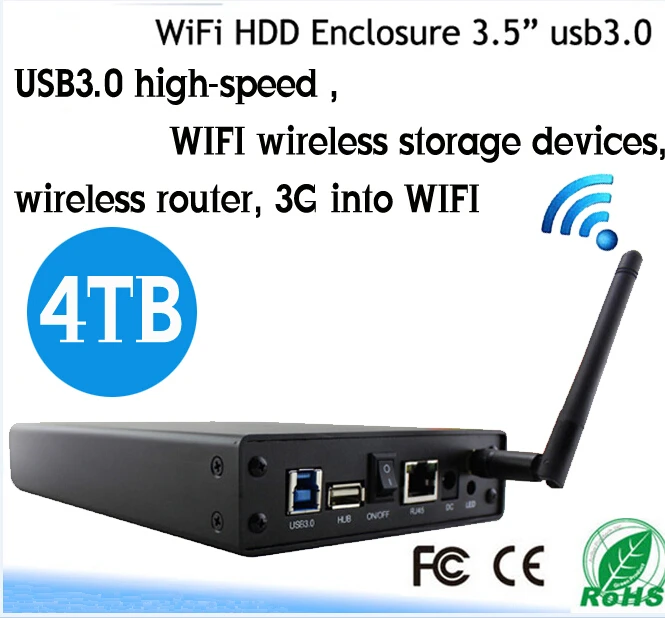 USB3.0 Беспроводной Жесткий диск с WI-FI hdd 3 5 &quotс повторителя хранения жесткий