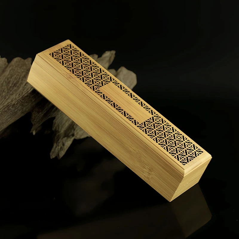 Курильница из бамбука ручной работы для гостиной|stick incense holder|incense holderwood censer |