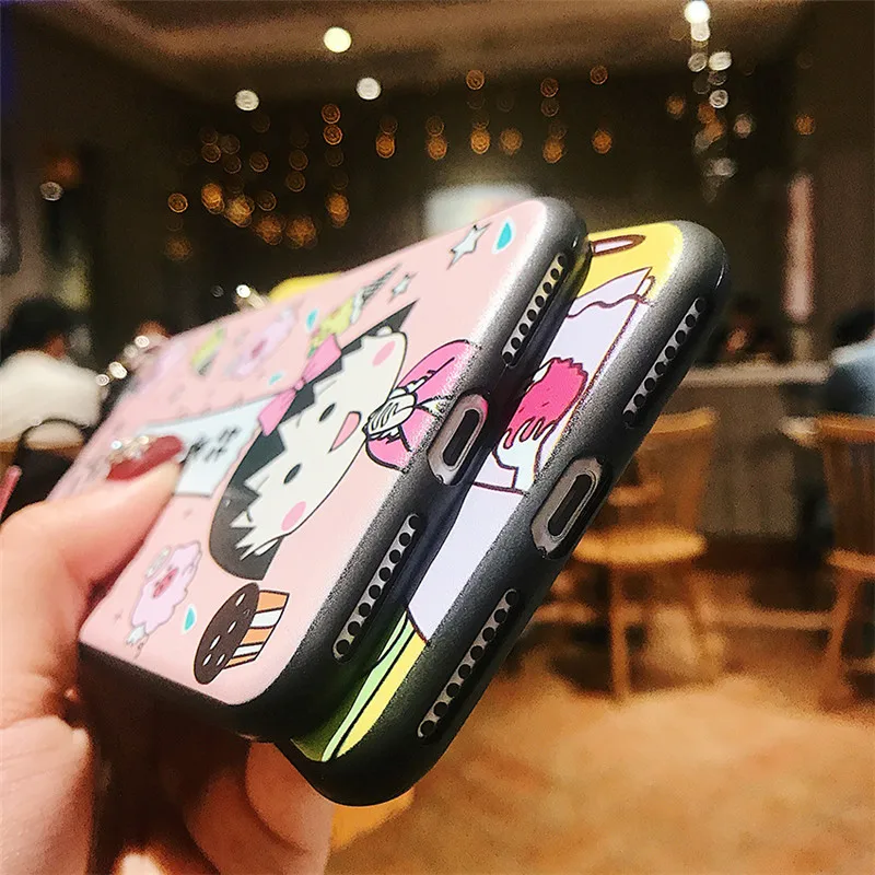 For iPhone XS Max Cute 3D Crayon Shin Chan case for X XR 6 7 8plus cartoon phone back cover + doll stander +Strap |