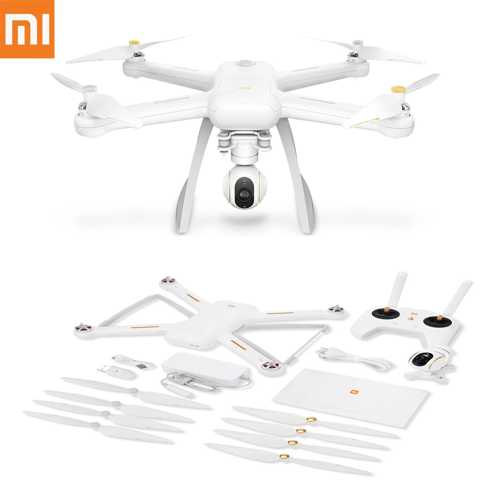 Оригинальный XIAOMI камера Drone HD 4 к Wi Fi FPV системы 5 ГГц Quadcopter 6 оси гироскопа 2160x3840 p 30fps
