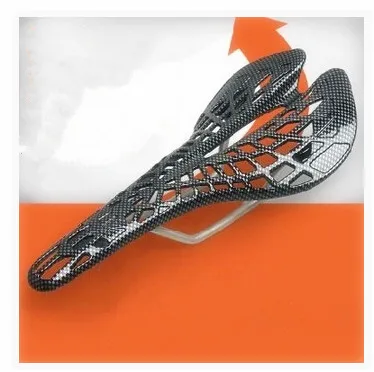 Carbon fiber grey Углеродное волокно Горный/дорожный велосипед седло городской велосипед седло супер дышащий Сверхлегкий велосипед сиденье MTB части BZE008 - Цвет: Carbon fiber grey
