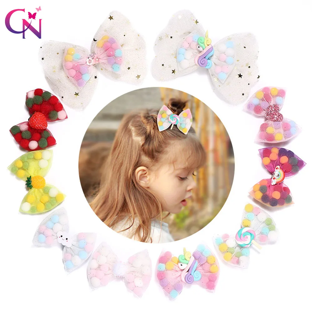 Китайские аксессуары для волос детей органзовая кружевная банты волосов