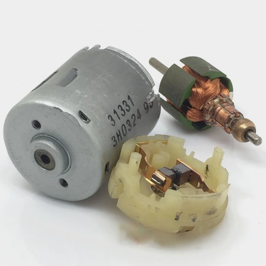 365 модель, углеродная щетка, микро мотор диаметром 28 мм, DC6-24V, 2000-10200 об/мин, Пазовая ось, круглая электрическая техника, средняя и низкая скорость