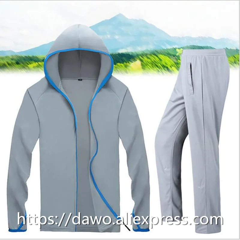 Новая мужская женская рыболовная трикотажная одежда для рыбалки