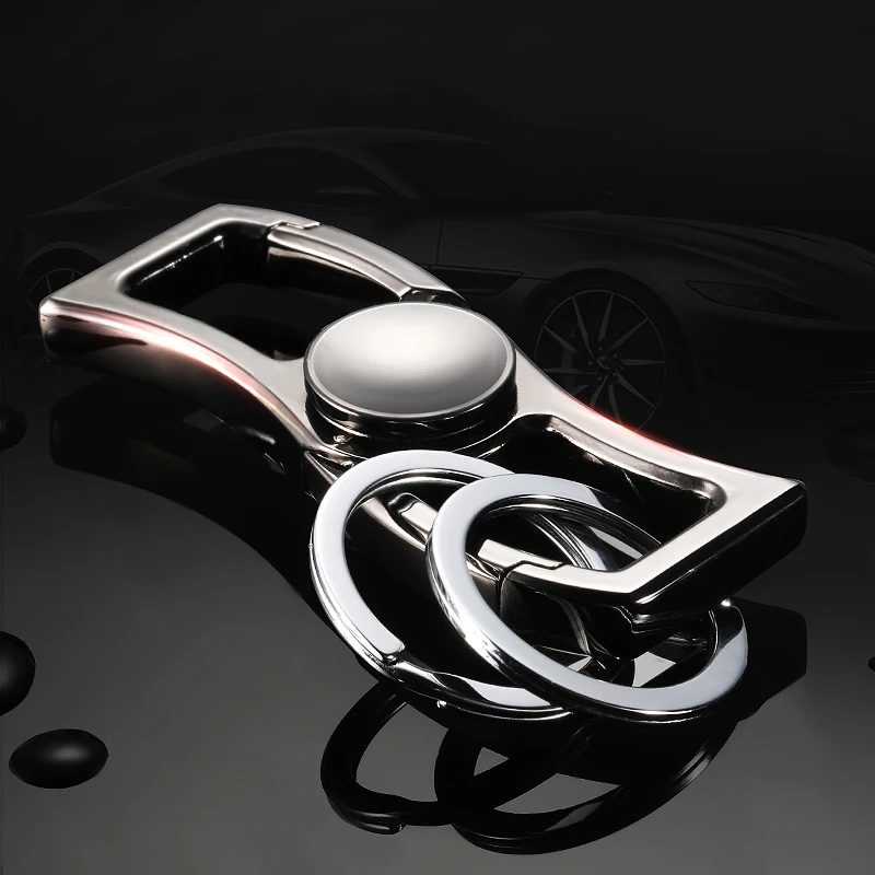 Цинковый сплав гироскоп брелок автомобильные брелки для Kia Rio BMW Toyota Mercedes Ford Honda Audi