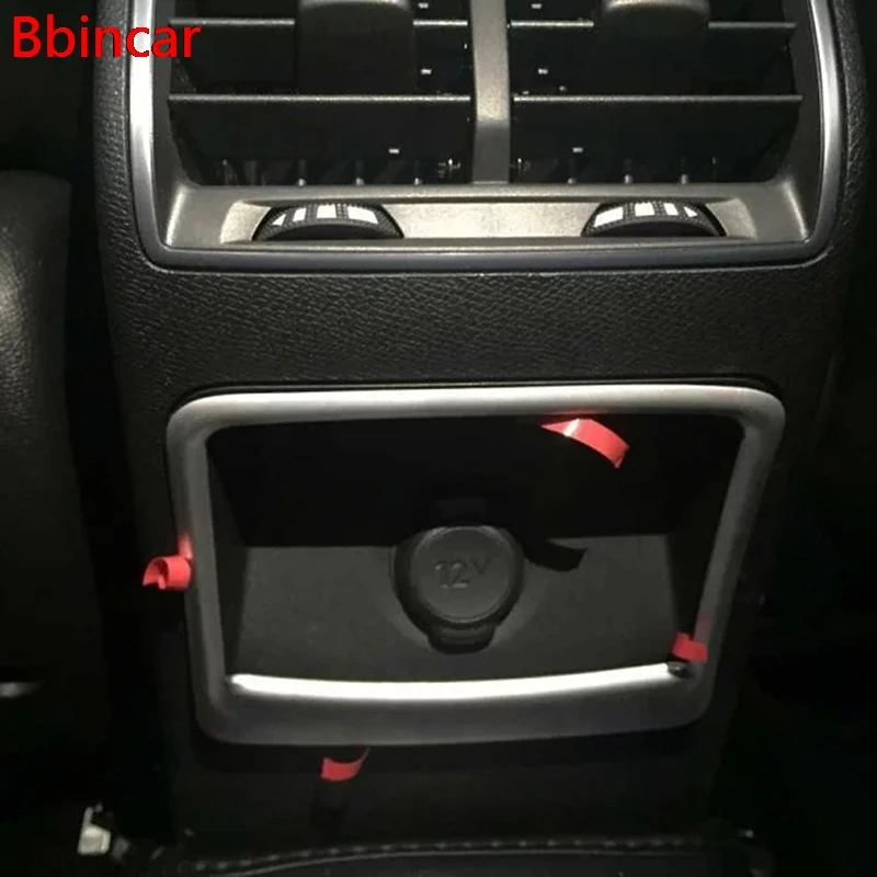 Bbincar для PEUGEOT 308 2014 2015 2016 ABS хромированный задний подлокотник сидения зажигалка Usb