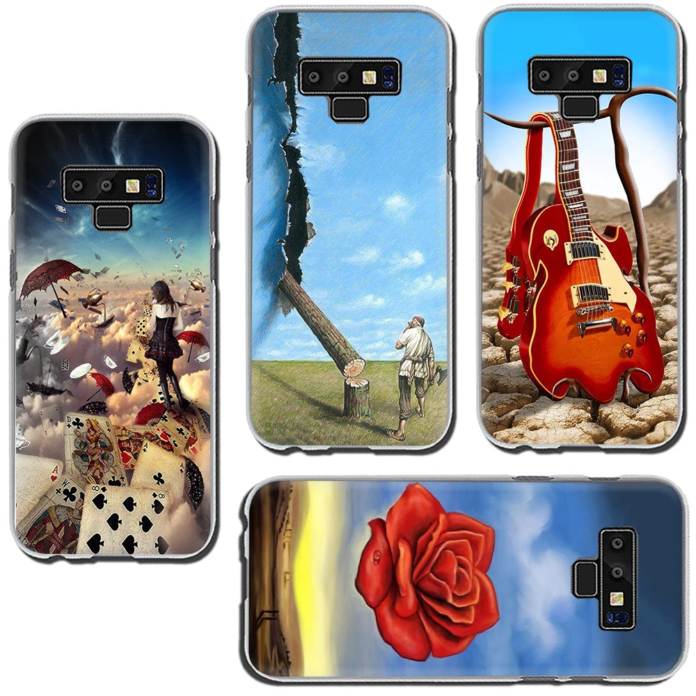 Чехол для телефона Salvador Dali Art Жесткий Samsung Galaxy A3 A5 2016 2017 A7 A8 A9 2018 A 10 30 40 50