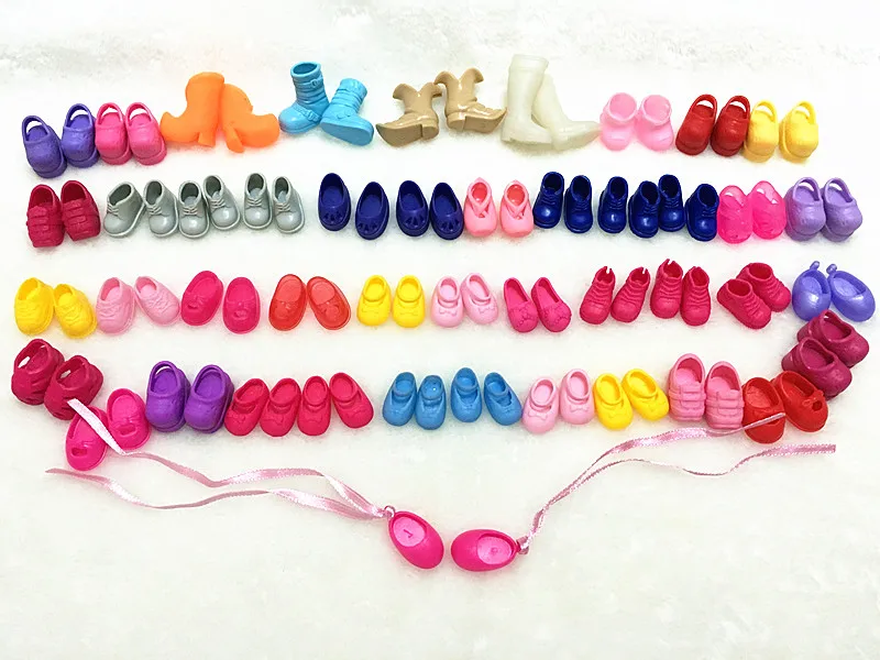 Новая одежда с множеством вариантов на выбор 10 пар/лот милые Kelly куклы обувь