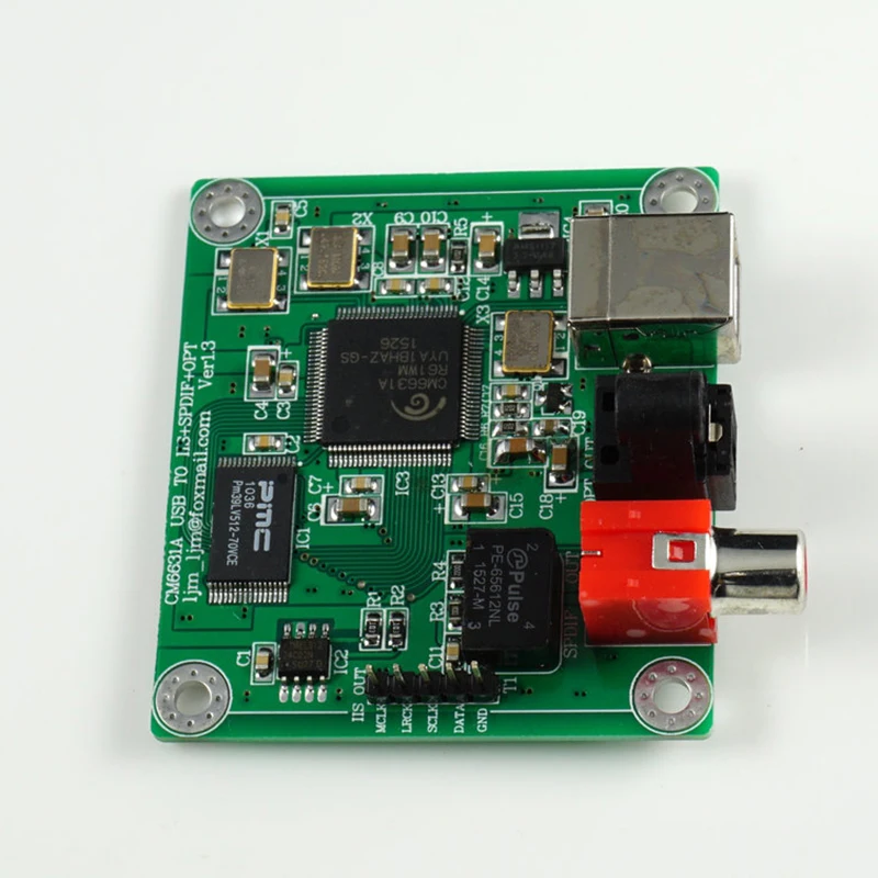 Diy игрушечные аксессуары/части технические модели/CM6631A USB в SPDIF PMMA box/поддерживает