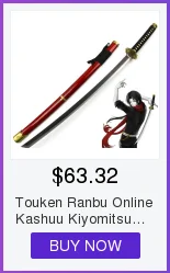 Ichigo меч Bleach Аниме двойное лезвие Wield Zangetsu Kurosaki косплей реквизит декоративный деревянный меч