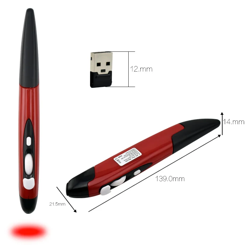 Беспроводная оптическая мини мышь с USB 500/1000DPI|mouse laser pointer|mouse laserpen mouse |