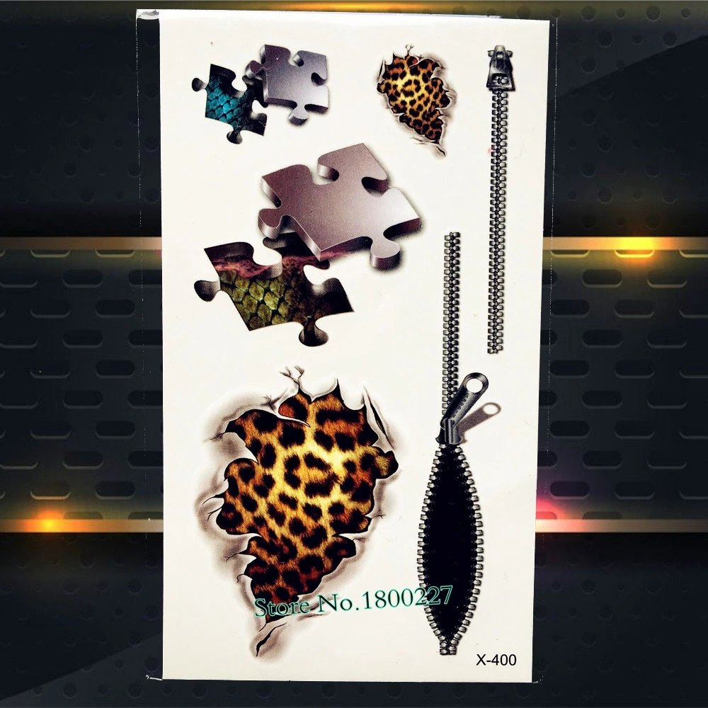 Черная Mehndi милая сова временная татуировка наклейка для мужчин женщин