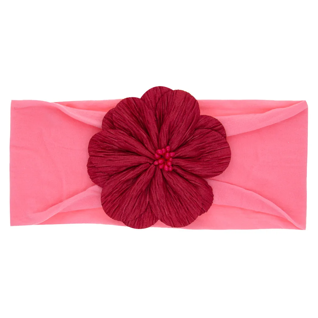 2019 популярный детский Цветочный Эластичный ободок для волос маленьких девочек