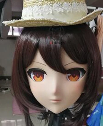 (KIG165) Женский/девушка половина головы кигуруми BJD глаза Crossdress косплей японского