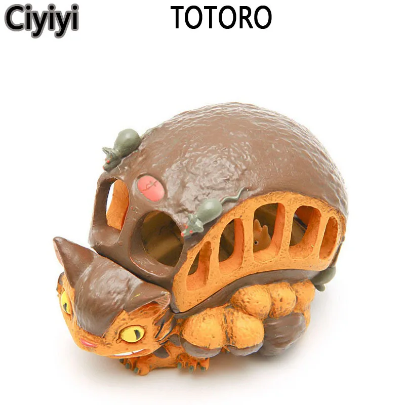 Милый фильм Мой сосед Тоторо ящик для хранения из ПВХ Игрушка Аниме улыбка кошка