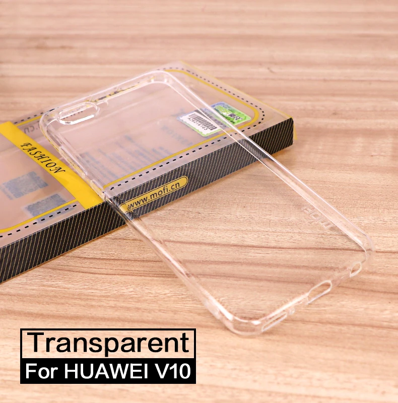 Huawei honor v 10 чехол 5,99 дюймов MOFi honor v 10 чехол силиконовый прозрачный мягкий TPU capas honor v 10 задняя крышка чехол