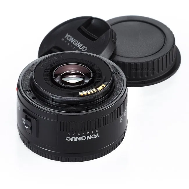 YONGNUO YN50mm F1.8 Камера объектив EF 50 мм для Canon диафрагма автофокусом линзы для EOS DSLR 700D 750D 800D 5D Mark II IV 10D 1300