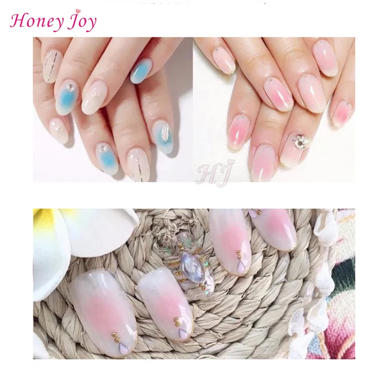 Профессиональный дизайн ногтей Соболь Цветущая краска кисть градиент