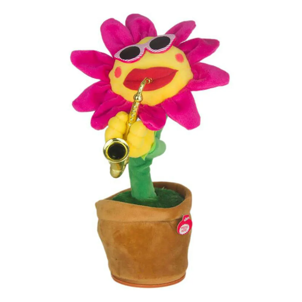 Плюшевые Танцы Подсолнечник кукла Дисплей Декор Забавный развлечений
