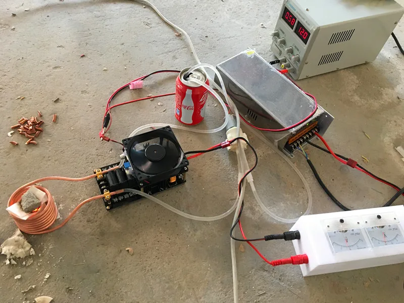 1000W 20A ZVS индукционного нагрева кузнечной печи Вентилятор охлаждения PCB Медь