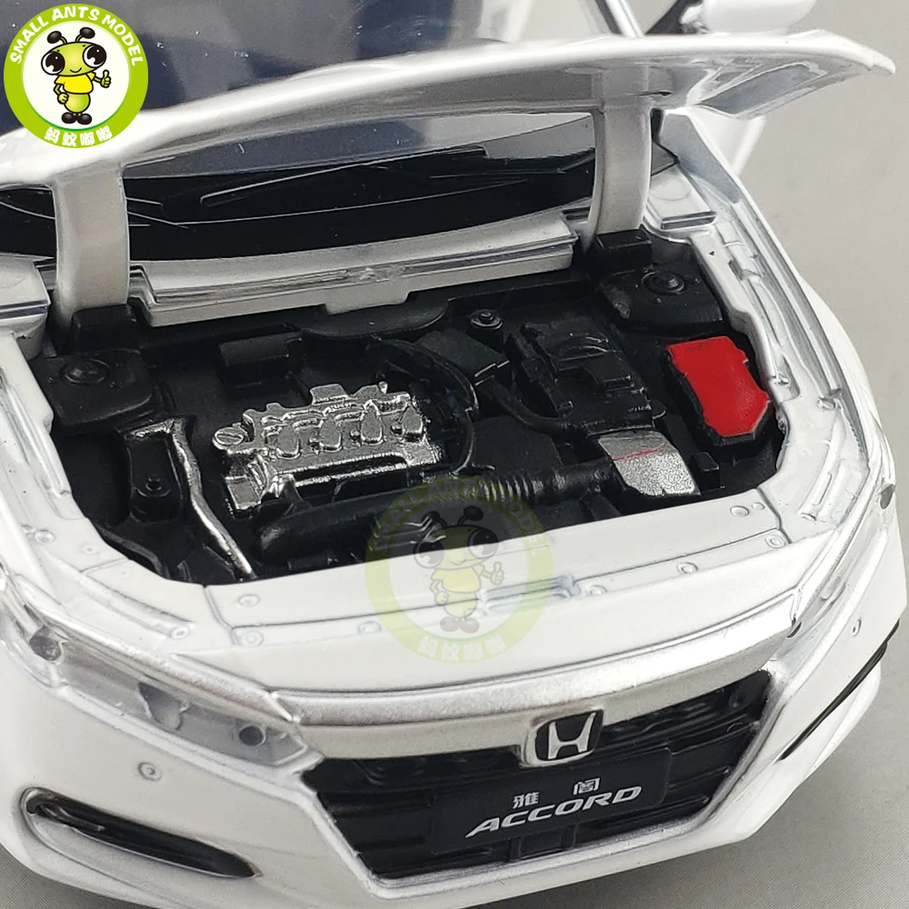 1/32 JACKIEKIM Accord 10th седан литая под давлением Модель автомобиля игрушки для детей Детское звуковое освещение Вытяните назад Подарки для мальчиков девочек