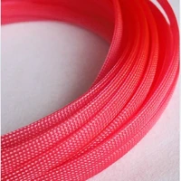 free shipping high quality 20meterslot three wire encryption 10mm colorful expandable braided tube mesh woven pet braided tube