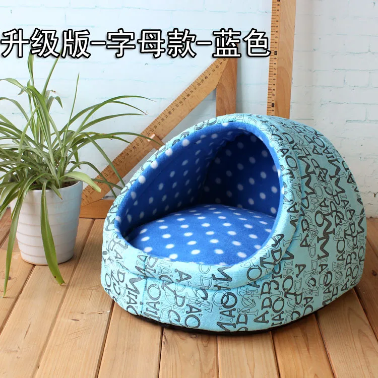 

Pet Supplies Luxury Pet Kennel Removable Warm Dog Bed Soft Puppy Cushion Cat Bed Pet Bed For Dogs Pet House Small Large Dog Bed