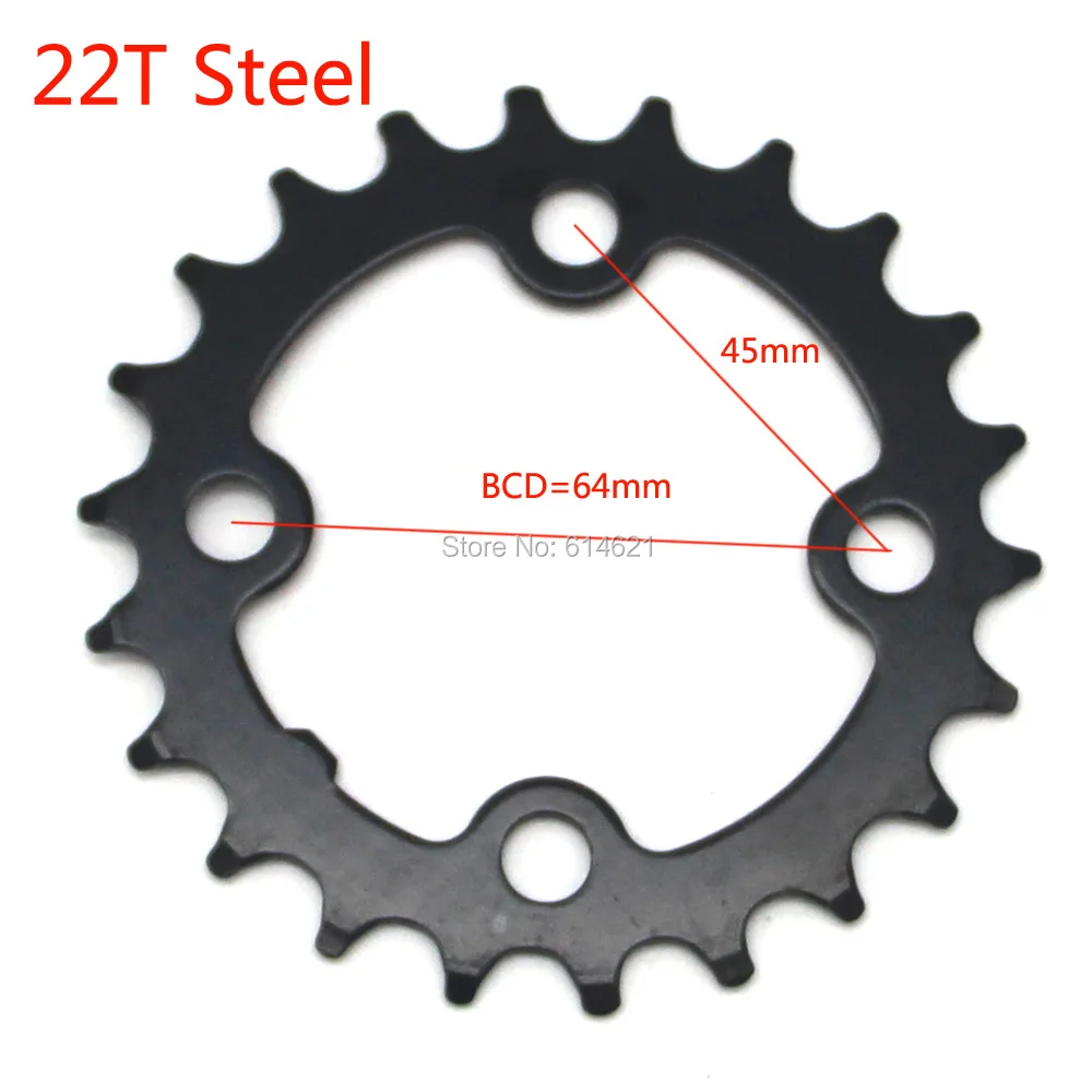 22T/24T/32T/42T/44T для Shimano MTB велосипедная цепь шатун модифицированный 46T дорожный трек