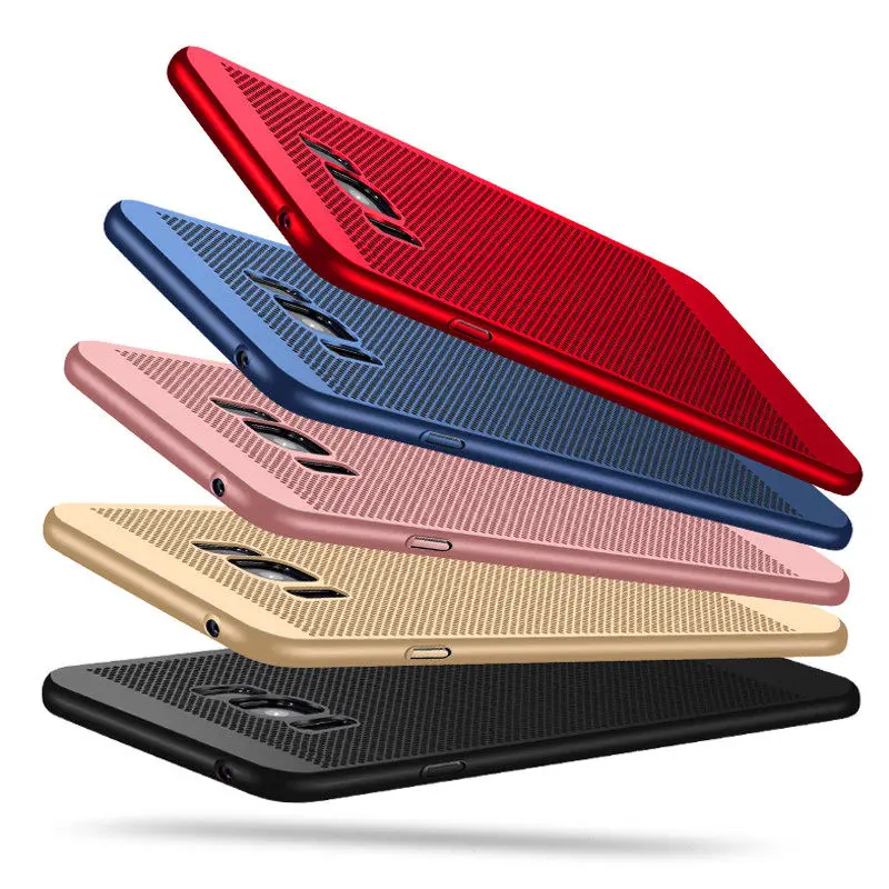 Матовый Жесткий Тонкий чехол для телефона Samsung Galaxy S8 S9 Plus S7 S6 edge оболочка J8 J6 J4 A6 A8