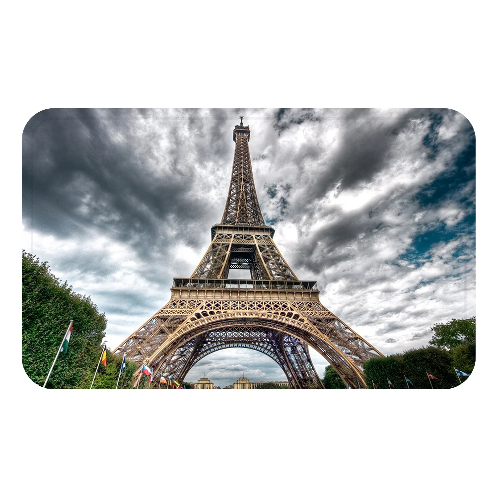 Paris the Tower Wonder Scenic Mat Bath Carpet Decorative Anti-Slip Mats Room Car Floor Bar Rugs Door Home Decor Gift | Дом и сад