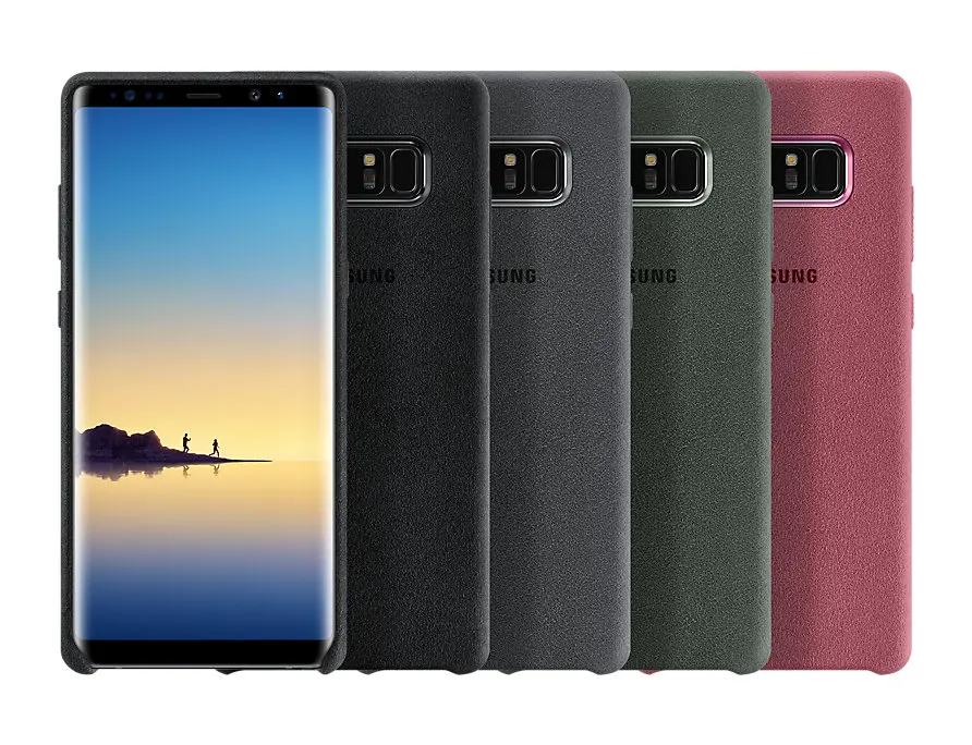 100% Оригинальный чехол для Samsung Galaxy Note 9 / 8 кожаный защиты от падения