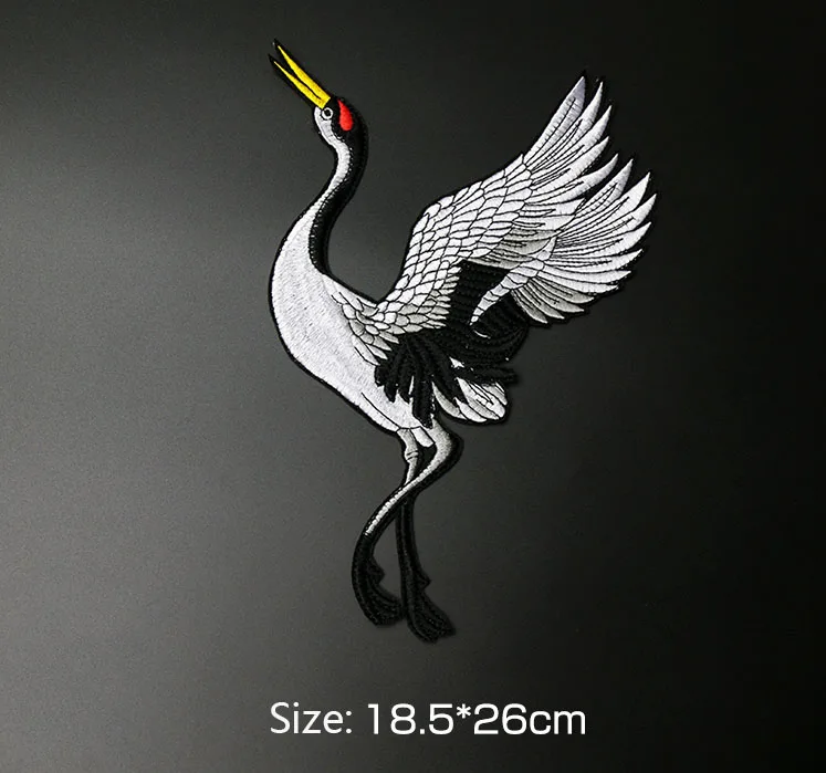 Quality Crane cloth patch,cosplay cloth decorative stickers,patches for clothing