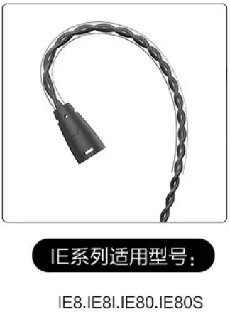 FOR IE80 PIZEN Bluetooth беспроводной адаптер 0,78 0,75 мм 2PIN MMCX кабель с микрофоном для Shure/Westone/JVC/FiiO UE TF10 W4R TRN tfz KZ - Цвет: FOR IE80