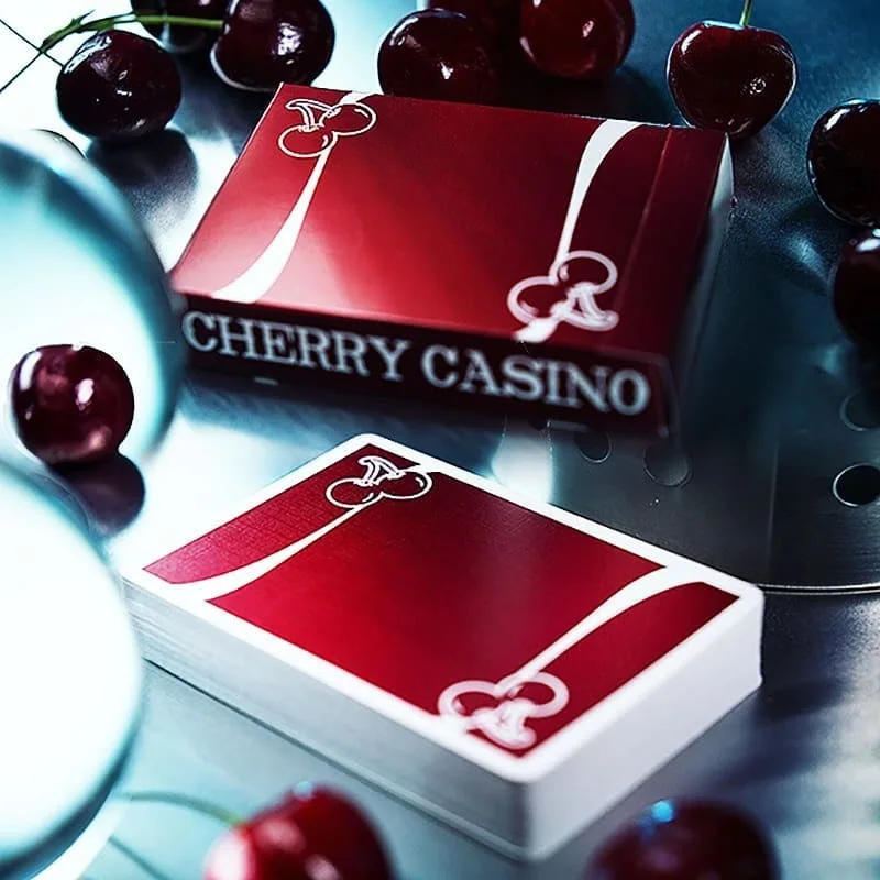1 шт. Cherry казино V4 Reno красные игральные карты покер размер колода USPCC