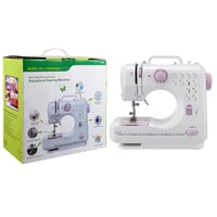us mini 12 stitches sewing machine household multifunction double thread and speed free arm crafting mending machine