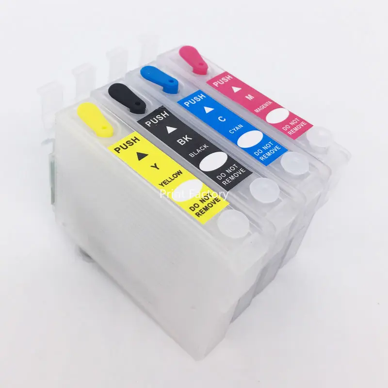 Многоразовый картридж T0711 с чипом для Epson SX100 SX110 SX200 SX210 SX400 SX510W BX310FN BX300F BX3450F BX600FW