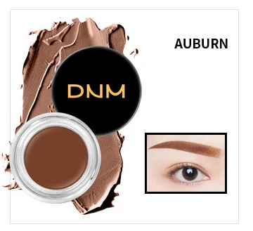 08 Auburn DNM 11 цветов тушь для бровей Макияж Водонепроницаемая Тень для бровей распределитель геля крем без затенения длительный пепельный коричневый крем для бровей - Цвет: 08 Auburn