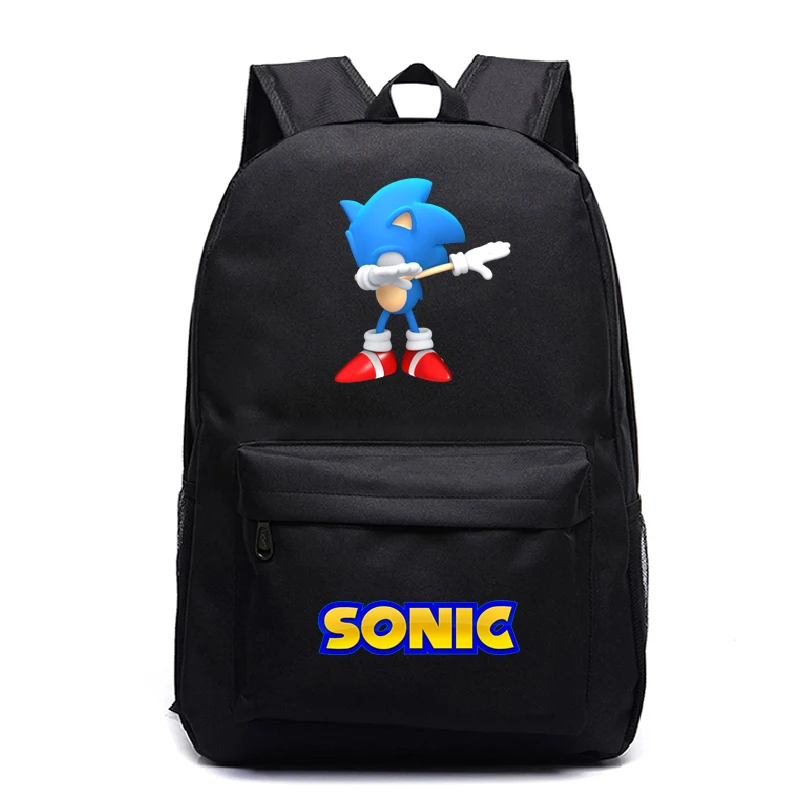 7 Sonic рюкзак, школьные сумки, модный шаблон, для студентов, для мальчиков и девочек, рюкзак для мужчин и женщин, рюкзак для ноутбука - Цвет: 7