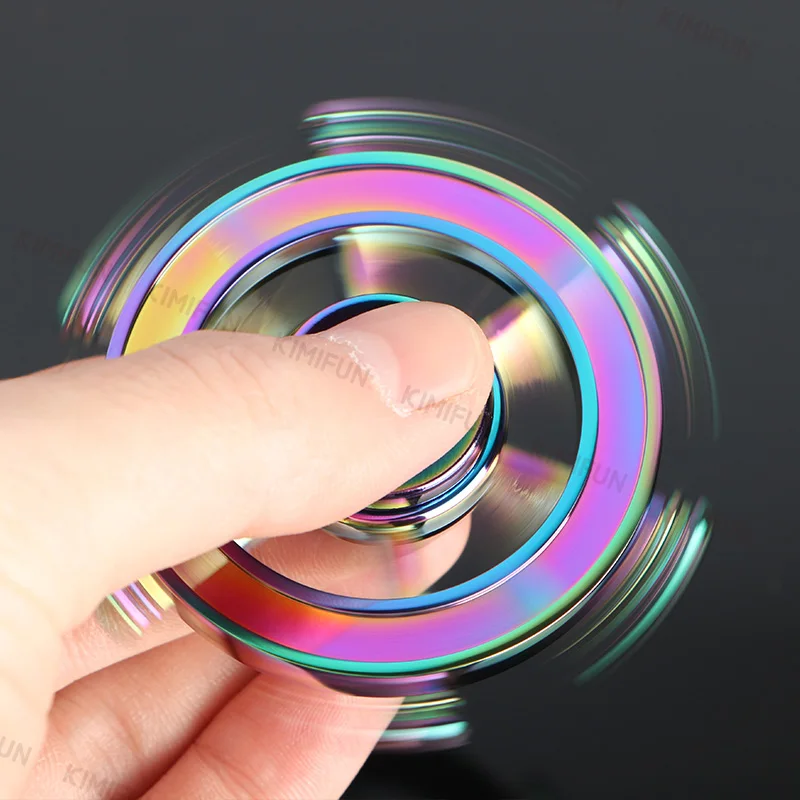 Металлический тройной Спиннер на руль Captain Steering в виде радуги для снижения