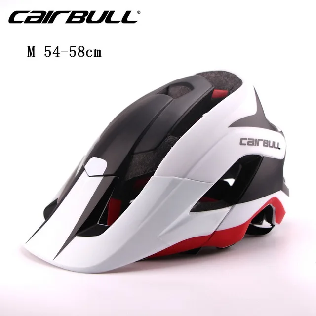 BLACK WHITE M CAIRBULL Классический 9 видов цветов Casco Ciclismo для мужчин и женщин MTB шлем для велосипедистов велосипед Горный шлем высокого качества PC+ EPS велосипедный шлем - Цвет: BLACK WHITE M